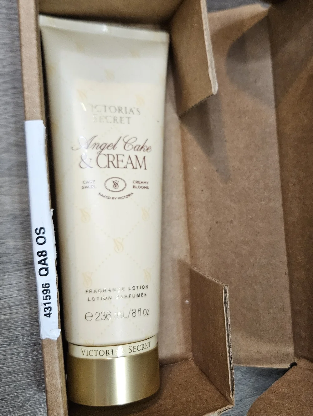 Victoria's Secret ANGEL CAKE & CREAM Body Mist & Lotion Set NEW BAKED BY VS